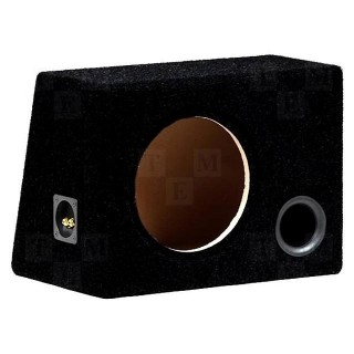 Car loudspeaker enclosure | MDF | black | textil | 35l | 250mm