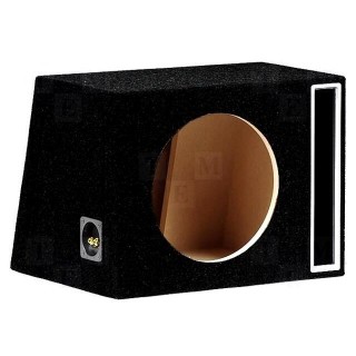 Car loudspeaker enclosure | MDF | black | textil | 50l | 300mm