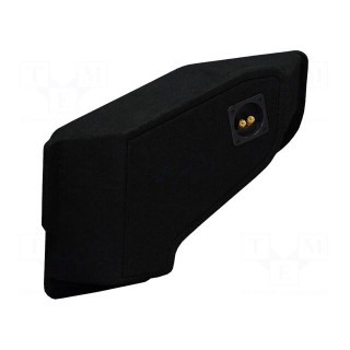 Car loudspeaker enclosure | MDF | black | textil | 8l | 200mm | 217mm