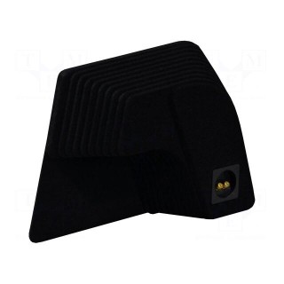 Car loudspeaker enclosure | MDF | black | textil | 200mm | Alfa Romeo