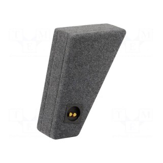 Car loudspeaker enclosure | MDF | gray melange | textil | 8l | 200mm