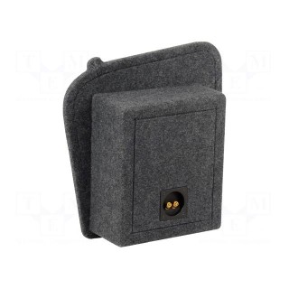 Car loudspeaker enclosure | MDF | grey | textil | 15l | 250mm | 286mm