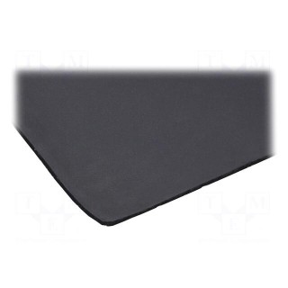 Damping mat | polyetylene | 600x1000x6mm | self-adhesive