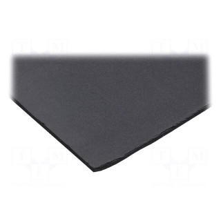 Damping mat | polyetylene | 600x500x10mm | self-adhesive