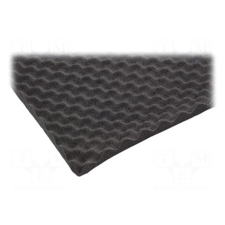 Damping mat | Mat: polyurethane | 600x1000x15mm