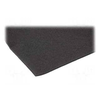 Damping mat | polyurethane | 600x500x15mm