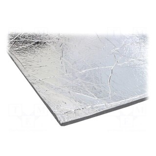 Damping mat | Mat: polyurethane | 950x930x10mm | self-adhesive
