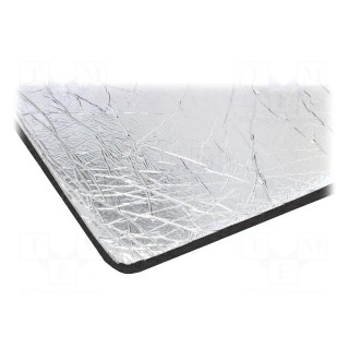 Damping mat | polyurethane | 950x930x20mm | self-adhesive