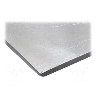 Damping mat | polyurethane | 950x930x30mm | self-adhesive