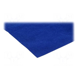 Upholstery cloth | 1500x700x3mm | blue | self-adhesive