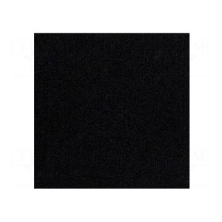 Upholstery cloth | Dim: 1500x700mm | Thk: 3mm | black