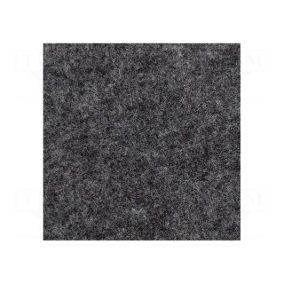 Upholstery cloth | Dim: 1500x700mm | Thk: 3mm | gray melange