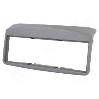 Radio mounting frame | Fiat | 1 DIN | grey