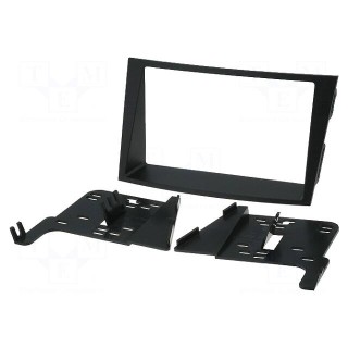 Radio mounting frame | Subaru | 2 DIN | black