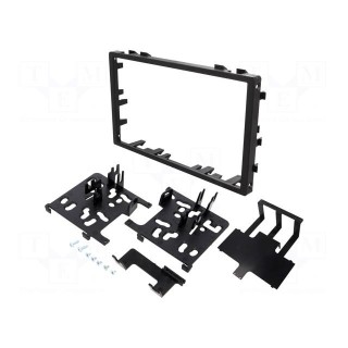 Radio frame | Acura,Honda,Isuzu | 2 DIN | black