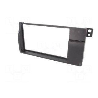 Radio mounting frame | BMW | 2 DIN | black