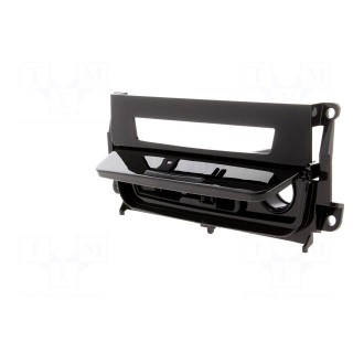 Radio mounting frame | BMW | 2 DIN | black gloss