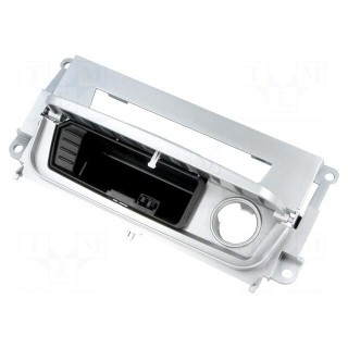 Radio mounting frame | BMW | 2 DIN | silver