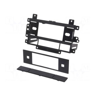 Radio frame | Cadillac,Chevrolet,Hummer,Pontiac | 1 DIN | black