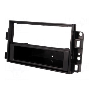 Radio mounting frame | Chevrolet | 2 ISO | black