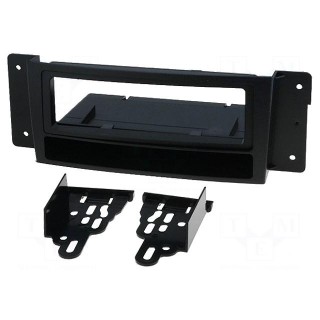 Radio mounting frame | Chrysler | 1 DIN | black