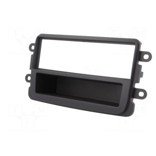 Radio mounting frame | Dacia | 1 DIN | dark grey