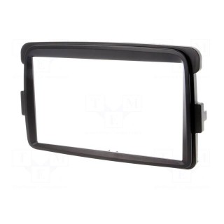 Radio frame | Dacia | 2 DIN | black