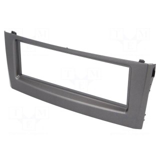 Radio mounting frame | Fiat | 1 DIN | grey