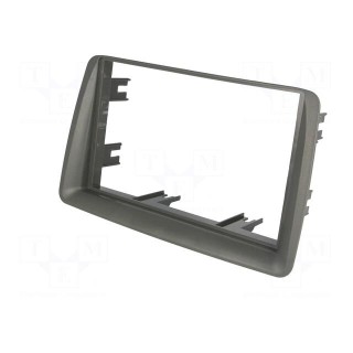 Radio mounting frame | Fiat | 2 DIN | grey