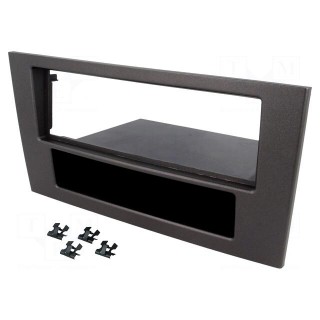 Radio mounting frame | Ford | 1 DIN | anthracite