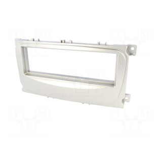 Radio mounting frame | Ford | 1 DIN | silver