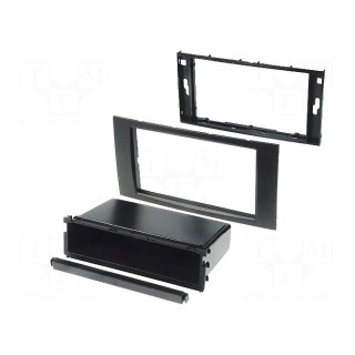 Radio mounting frame | Ford | 2 DIN | black