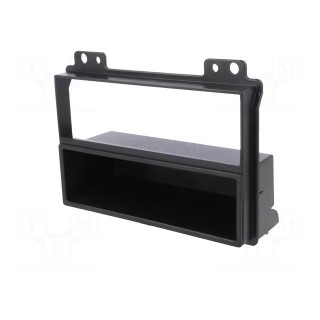 Radio mounting frame | Ford | 2 ISO | black