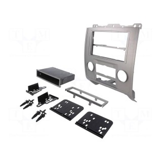 Radio frame | Ford,Mazda,Mercury | 1 DIN,2 DIN | silver