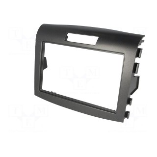 Radio mounting frame | Honda | 2 DIN | anthracite