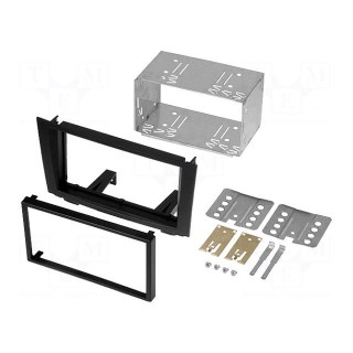Radio mounting frame | Honda | 2 DIN | black