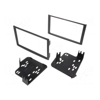 Radio frame | Honda | 2 DIN | black