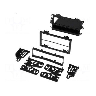 Radio mounting frame | Hummer,Suzuki | 2 ISO | black
