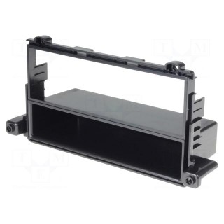 Radio mounting frame | Hyundai | 1 DIN | black