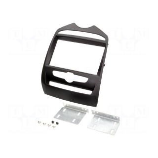 Radio mounting frame | Hyundai | 2 DIN | matt black