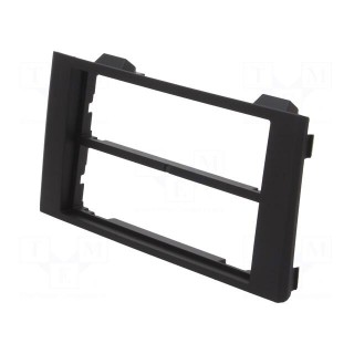 Radio frame | Iveco | 2 DIN | black