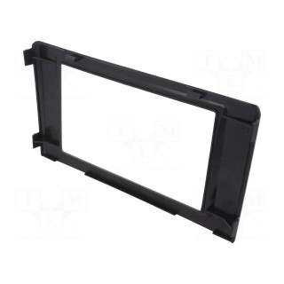 Radio frame | Iveco | 2 DIN | dark grey