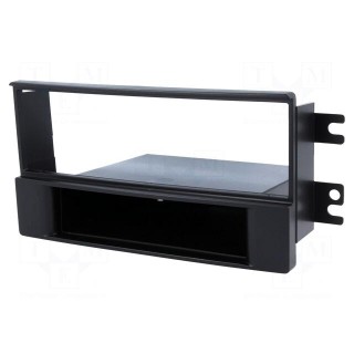 Radio mounting frame | Kia | 1 DIN | black