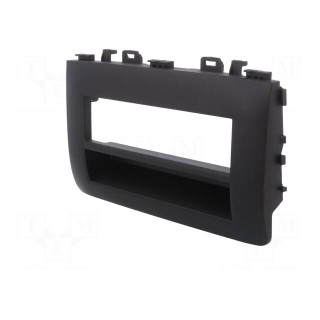Radio mounting frame | Kia | 1 DIN | matt black