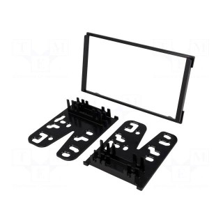 Radio mounting frame | Kia | 2 DIN | black