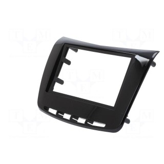 Radio mounting frame | Lancia | 2 DIN | black gloss