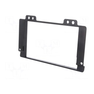 Radio frame | Land Rover | 2 DIN | black