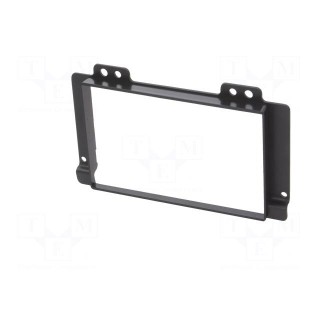 Radio frame | Land Rover | 2 DIN | black