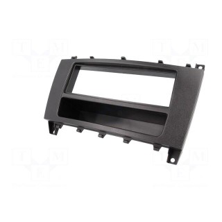 Radio mounting frame | Mercedes | 1 DIN | black