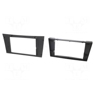 Radio frame | Mercedes | 2 DIN | black